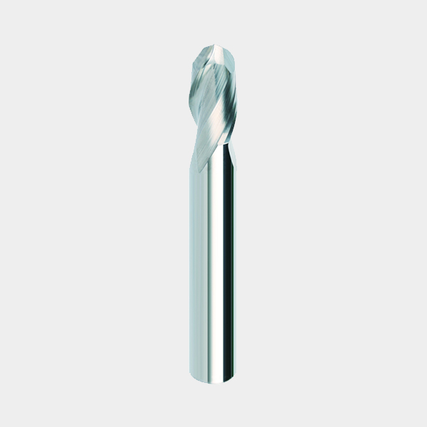超硬ソリッド 2 Blades Ball Nose End Mill for Aluminum